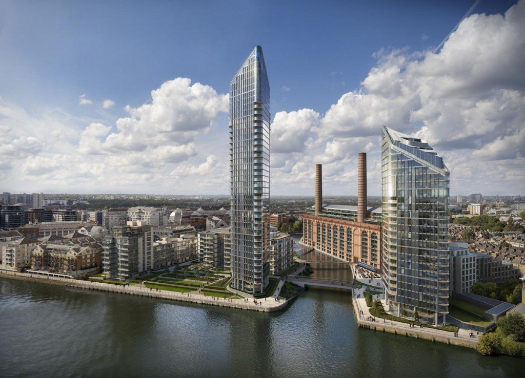2016: RECO provides a Common Tower and several construction hoists to the Chelsea Waterfront project