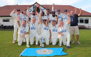 RECO Hoist Hire & Sales Sponsors Yorkshire Over-50s in National Cricket Final Victory