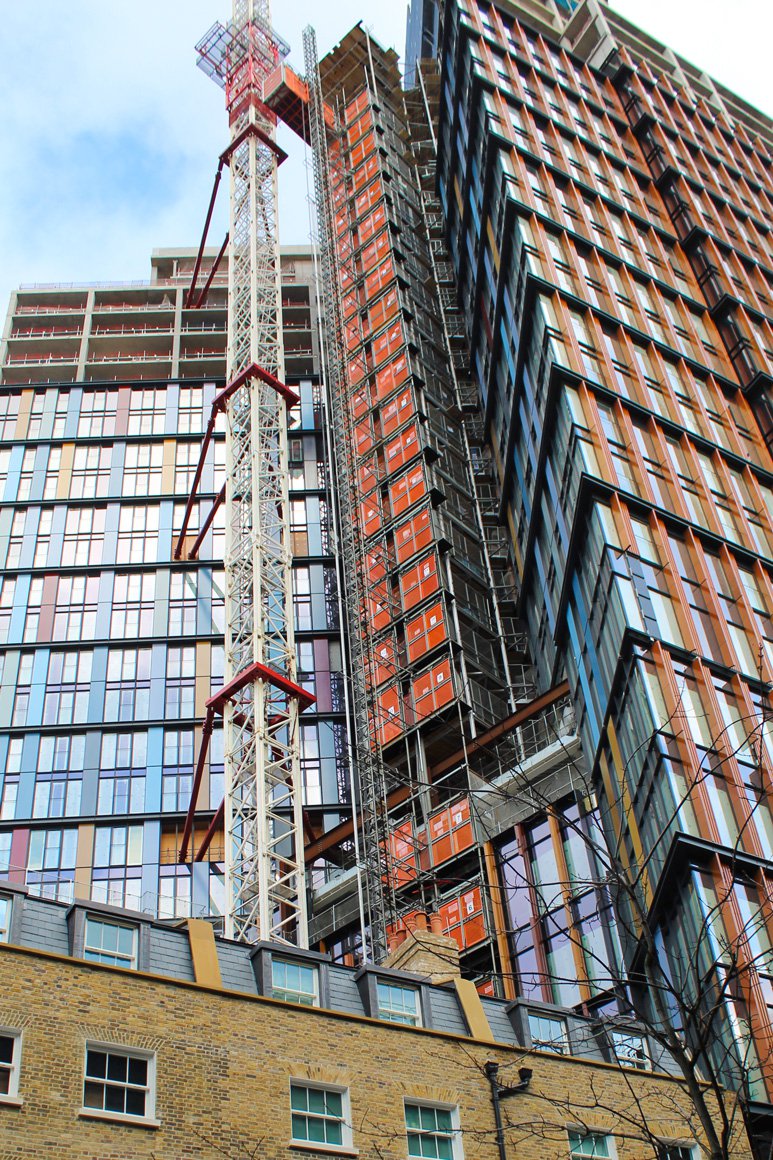 Bespoke RECO Common Tower at high-rise construction site