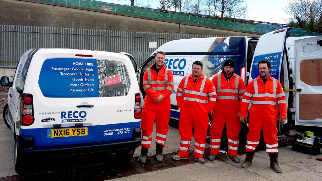 New service vans for our transport and hoist maintenance service