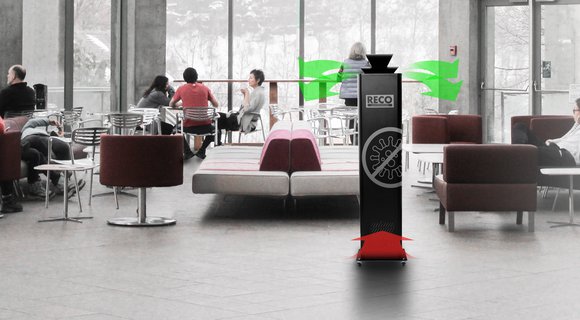 RECO Air Purifier prevents virusus from spreading indoors: Ventilation only isn't enough to battle COVID-19!